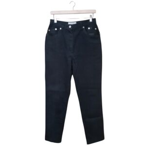 Iceberg Italy High Waisted Black Wash Jeans Women's Size EU 44